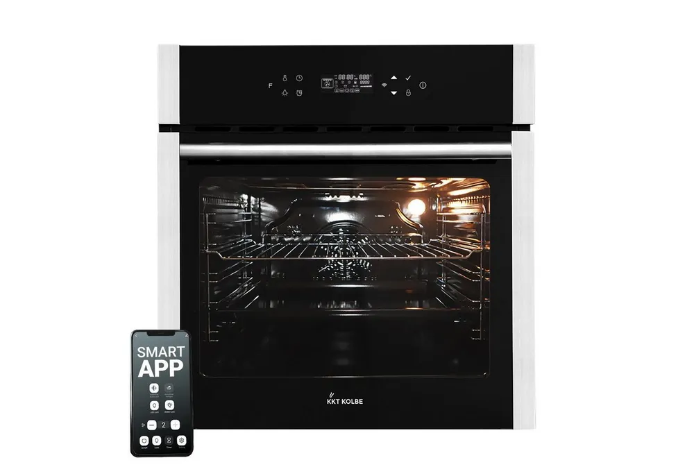 KKT KOLBE Einbaubackofen Backofen Elektroherd EB8313HC, mit Teleskopauszug, DampfClean, 60 cm / Kochmulde / Einbauherd / Heißluft / Grill-/Brat-System / WIFI