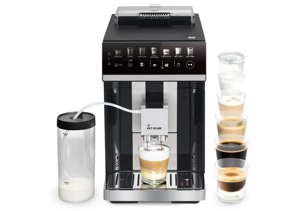 KKT KOLBE Kaffeevollautomat KKT KOLBE One, Automatische Reinigung, 2 Tassen-Funktion, 7 Kaffeespezialitäten