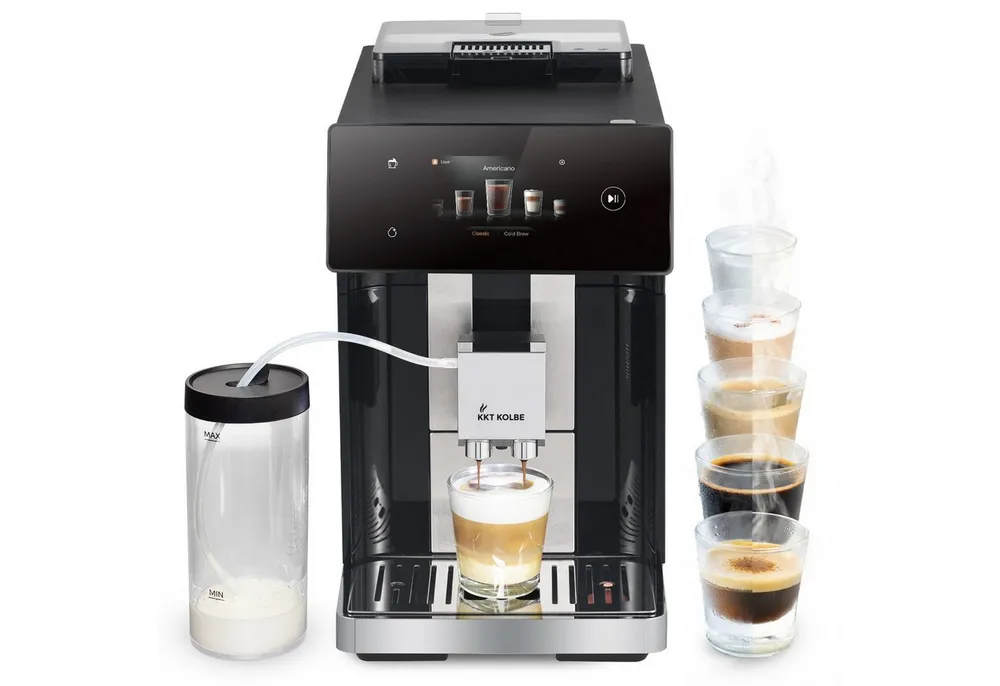 KKT KOLBE Kaffeevollautomat Pro, Automatische Reinigung, 2 Tassen-Funktion, 7 Kaffeespezialitäten