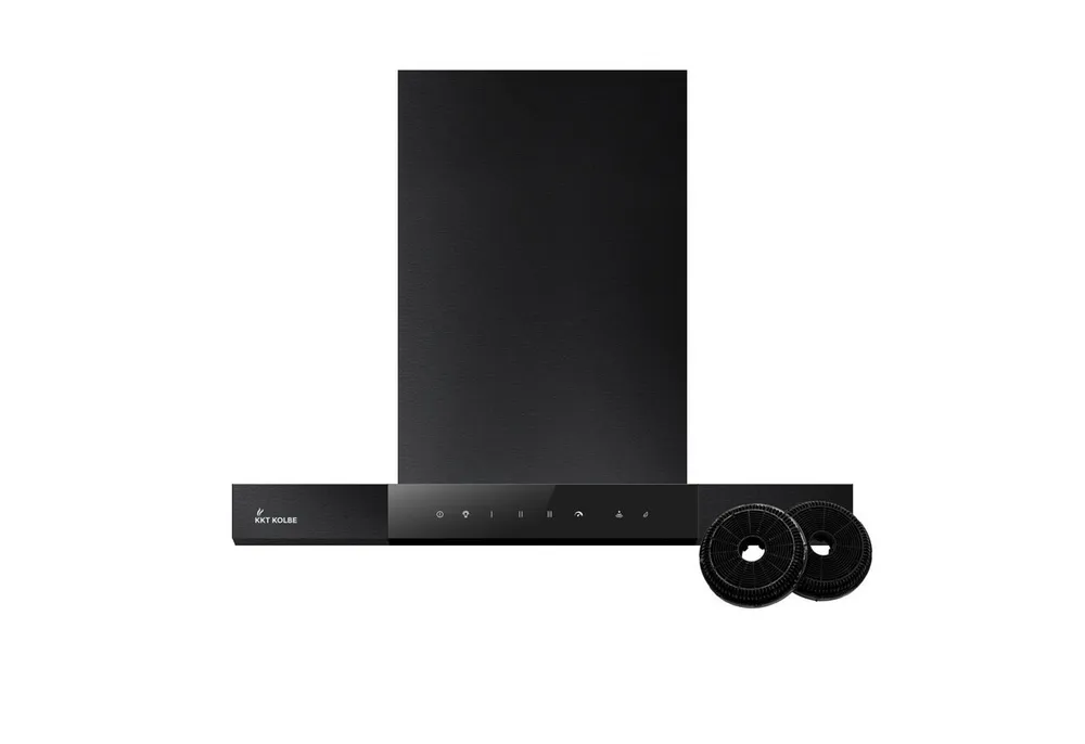 KKT KOLBE Wandhaube Dunstabzugshaube 60cm SHAPE6005S Dunstabzugshaube 60cm SHAPE6005S, Abzugshaube / 5 Stufen Umluft / Abluft / Schwarz / Glas / Touch / LED