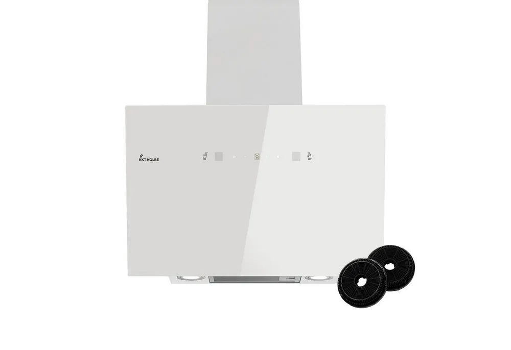KKT KOLBE Wandhaube Dunstabzugshaube 60cm TRIO6025W Abzugshaube / Abluft / 60cm / Umluft / Weiß / Gestensteuerung / LED