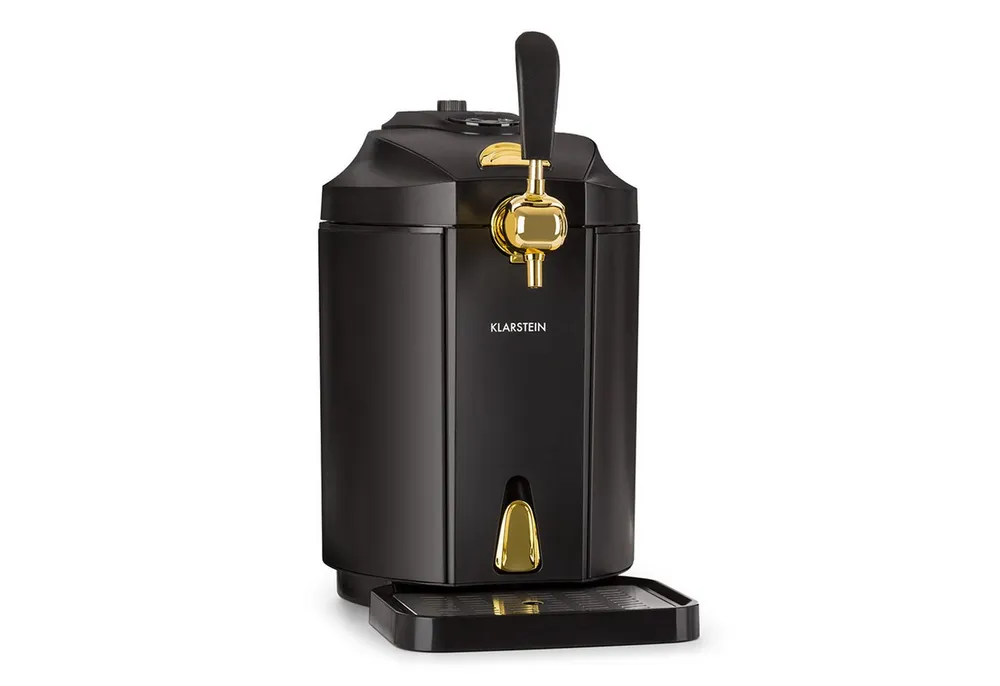 Klarstein Bierzapfanlage Skal Bierzapfanlage 5 L Fässer CO2 Bierkühler 2-12 °C Edelstahl, Bierzapfanlage Bierkühler 5l Fässer CO2