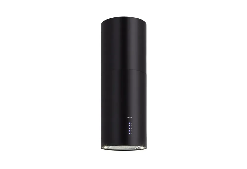 Klarstein Deckenhaube Beretta Serie Beretta Inselabzugshaube Ø35 cm 650 m³/h LED Aktivkohlefilter Beretta, Abzugshaube Insel Abluft Haube Umluft Dunstabzug Einbau Umlufthaube