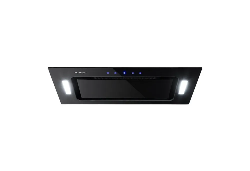 Klarstein Deckenhaube Hektor Serie HEKTOR Einbau-Dunstabzug 530 m³/h Touch LED Aluminium-Filter Timer Hektor, Einbau-Dunstabzug Hängeschrank mit 530 m³/h & Drehregler 60 cm