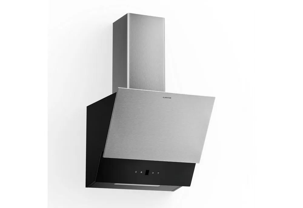 Klarstein Deckenhaube VeroSteel VeroSteel, Dunstabzugshaube Umluft Abluft Touch LED Edelstahl