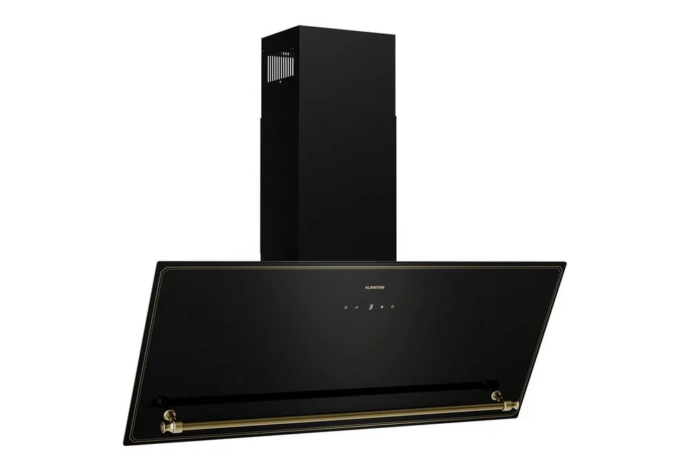 Klarstein Deckenhaube Victoria Victoria, kopffrei Dunstabzugshaube Umluft Abluft LED Touch 90cm