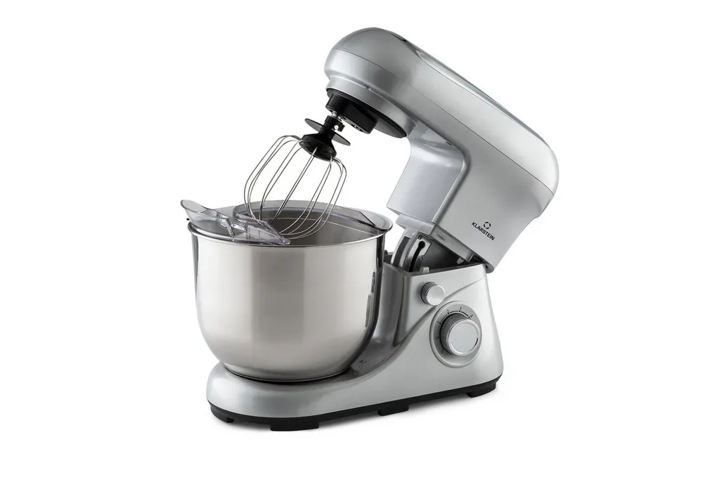 Klarstein Küchenmaschine mit Kochfunktion, 1300 W, 5 l Schüssel, Knetmaschine Teigmaschine Teigknetmaschine Rührmaschine Standmixer