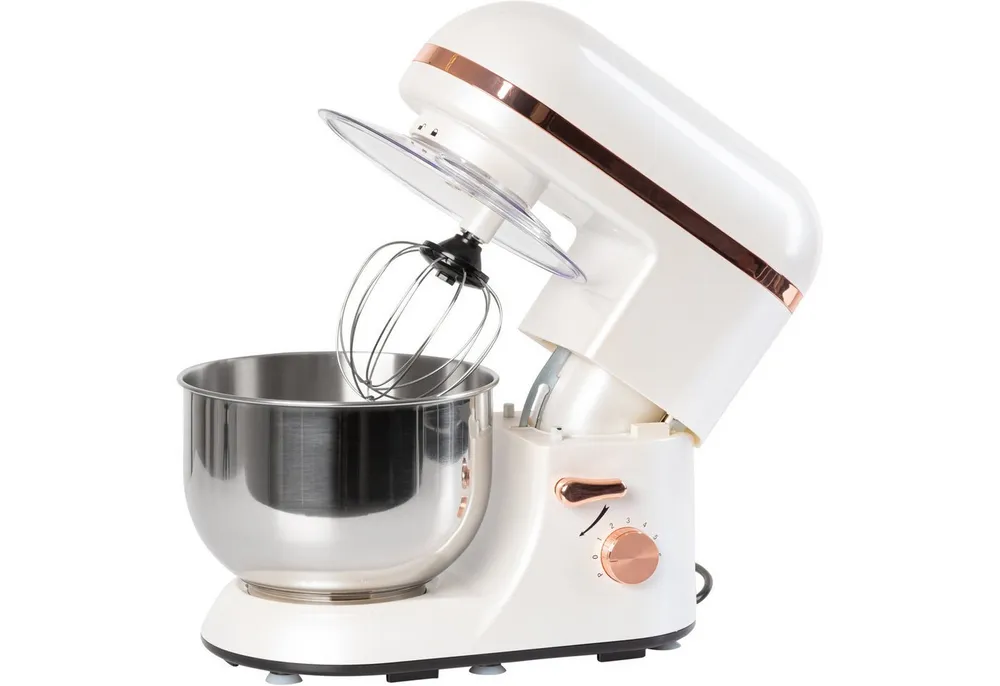 Klarstein Küchenmaschine mit Kochfunktion, 1800 W, 5.2 l Schüssel, Knetmaschine Teigmaschine Teigknetmaschine Rührmaschine Standmixer