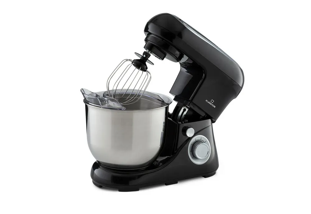 Klarstein Küchenmaschine mit Kochfunktion Bella Pico 2G Küchenmaschine 1300W 1,7PS 6 Stufen 5L Edelstahl ABS, 1300 W, 5 l Schüssel, Knetmaschine Teigmaschine Teigknetmaschine Rührmaschine Standmixer