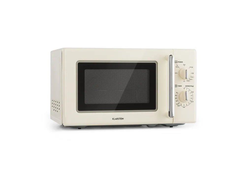 Klarstein Mikrowelle Caroline, Erwärmen, Grillen, Kochen, 20 l