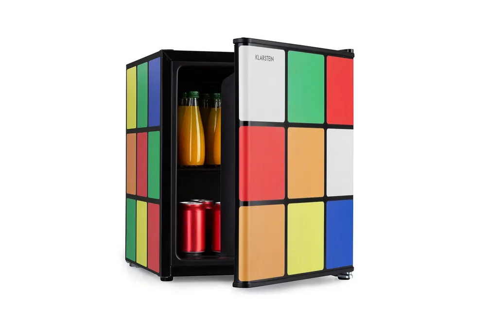 Klarstein Table Top Kühlschrank 10046050, 51.5 cm hoch, 43 cm breit, Bier Hausbar Getränkekühlschrank Hotel Mini Fridge