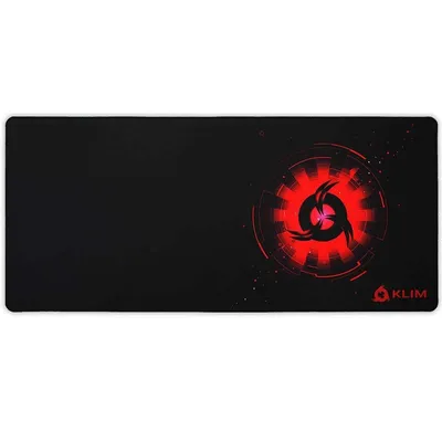 Mauspad Klim XL Gaming Schwarz Rot Präzisionsoberfläche