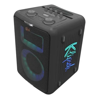 Lautsprecher Klipsch Party Wireless 95 dB Bluetooth LED-Lichtshow Mikrofon 12 h Akkulaufzeit