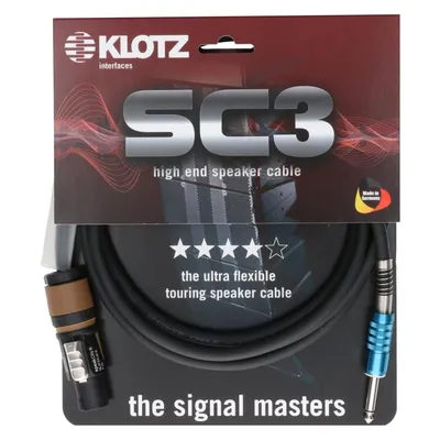 Klotz SC3-L2FP1500 luidsprekerkabel speakon - jack 15 meter
