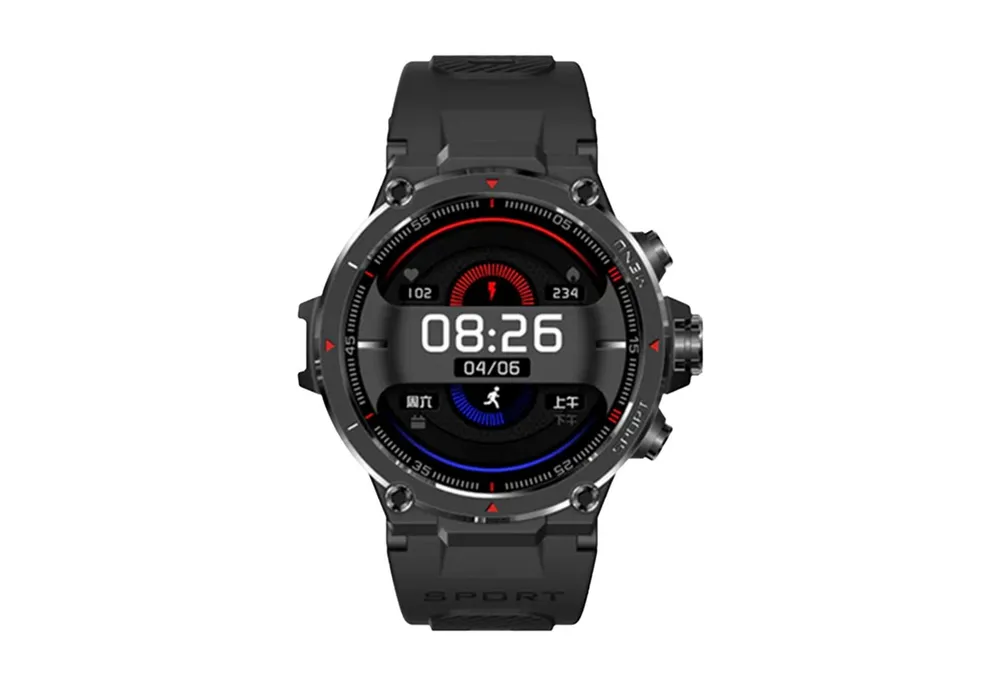 Knauermann GPS 2 (2023) Sportuhr & Fitnesstracker GPS AMOLED Display Smartwatch, Bluetooth
