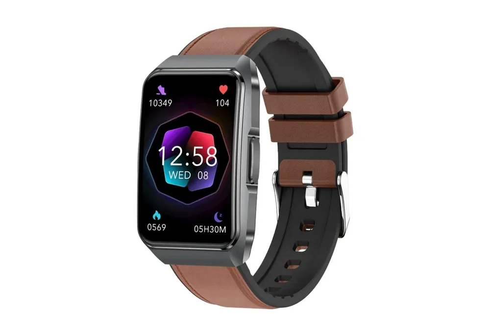 Knauermann Neo 2 Band Gesundheitsuhr mit SOS & Telefonfunktion Smartwatch, Bluetooth