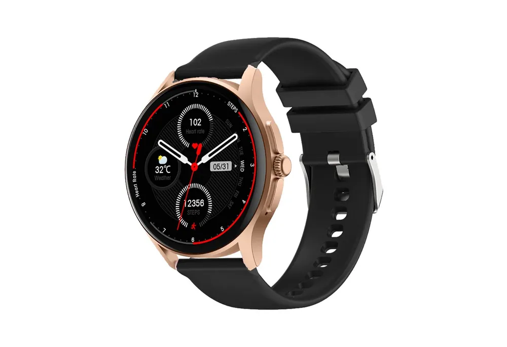 Knauermann Neo Gesundheitsuhr mit Telefonfunktion Sturzerkennung Smartwatch, Bluetooth