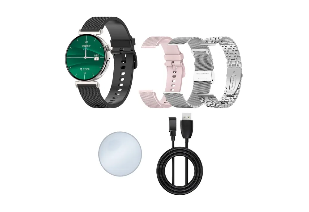 Knauermann PRO 3 MINI (2024) Gesundheitsuhr mit Telefon & Notruffunktion Smartwatch, Bluetooth