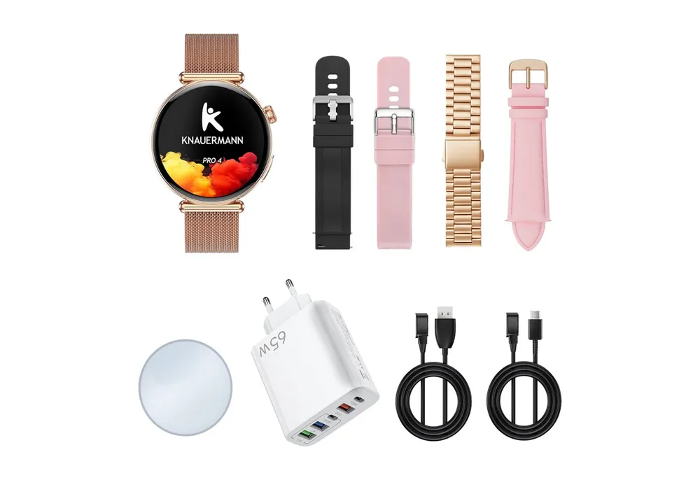 Knauermann PRO 4 Mini (2026) mit Anruf & SOS Funktion Smartwatch