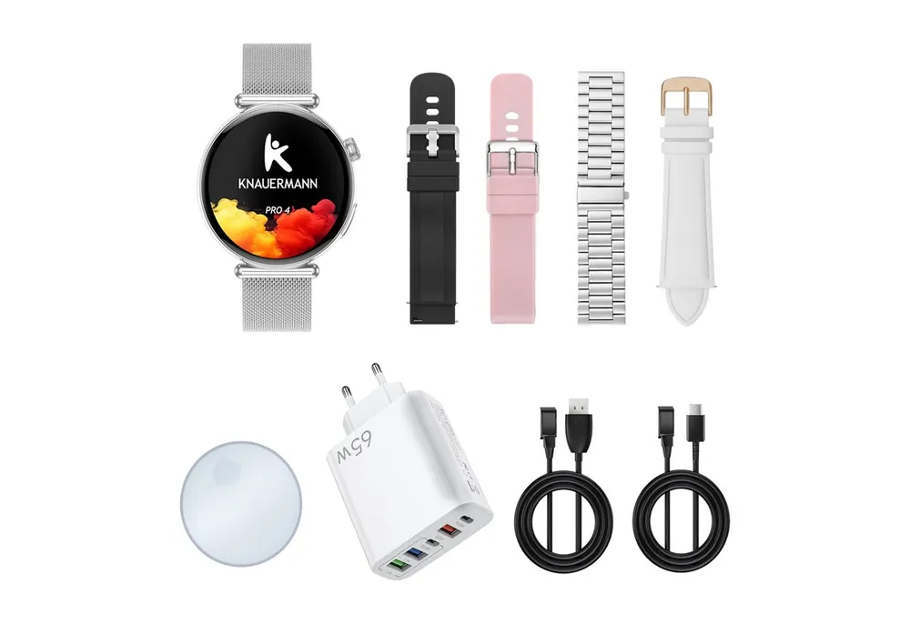 Knauermann PRO 4 Mini (2026) mit Anruf & SOS Funktion Smartwatch