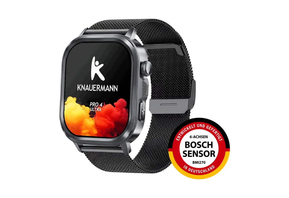 Knauermann PRO 4 Ultra Gesundheitsuhr Smartwatch