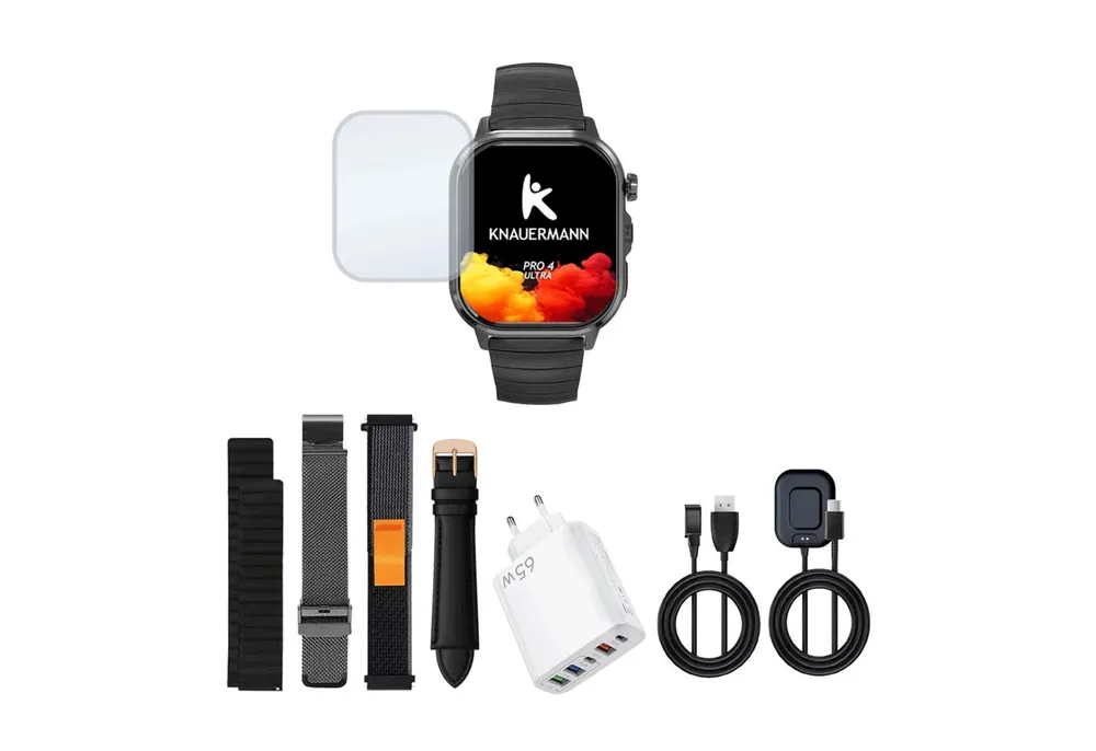 Knauermann PRO 4 Ultra Gesundheitsuhr Smartwatch