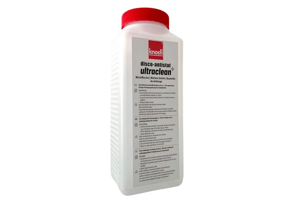 Knosti Plattenspieler (Mischflasche für Disco-Antistat - Plattenspieler Zubehör)