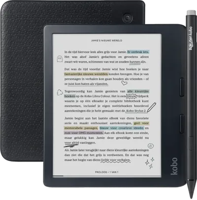 Kobo Libra Colour Schwarz + Kobo Stylus 2