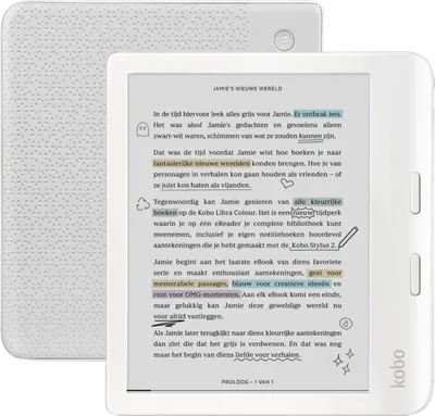 Kobo Libra Colour Weiß