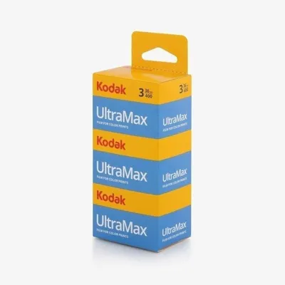 Fotofilm Kodak UltraMax 135-24 ISO 400 36 Aufnahmen Pack 3 Einheiten