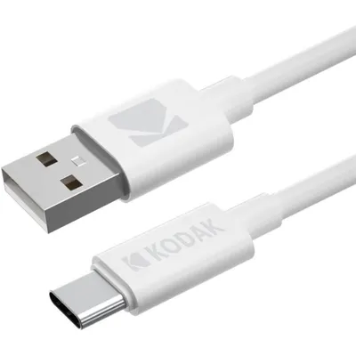 Kodak USB-auf-USB-C-Kabel, 1 m, Weiß