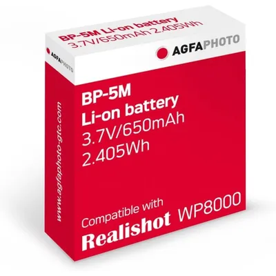 Li-on BL-5B 700 mAh Akku für Agfa Photo DC8200