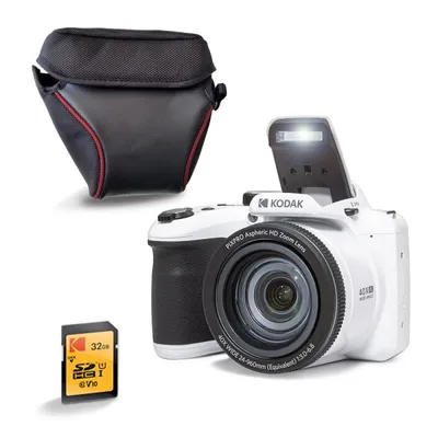 Kodak Pixpro AZ405 Kompakte Digitalkamera, 20 MP, 40-fach optischer Zoom, CCD-Sensor, SD, 32 GB