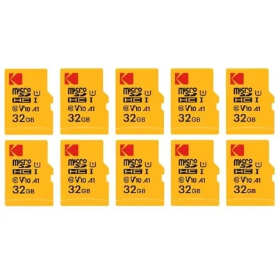 MicroSD-Karte Kodak Premium 32GB hohe Geschwindigkeit und Zuverlässigkeit SDXC