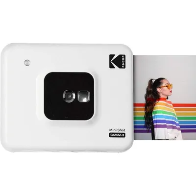 Kompaktkamera Kodak Mini Shot Combo 2 Bluetooth Sofortdruck LCD 1.7" Gelb/Weiß