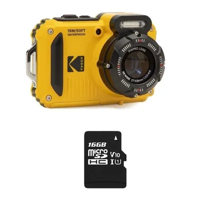 Digitalkamera Kodak Pack PIXPRO WPZ2 16MP WiFi Wasserdicht 15m Gelb
