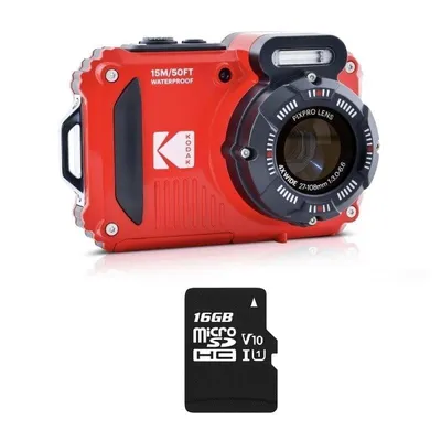 Digitalkamera Kodak PIXPRO WPZ2 16MP WiFi Wasserdicht 15m Rot