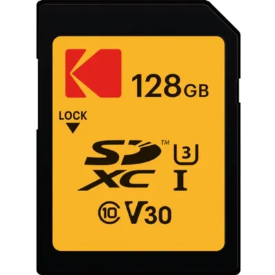 Speicherkarte Kodak EKMSD128GXC10HPRK 128 GB SDXC Klasse 10 UHS-I V30