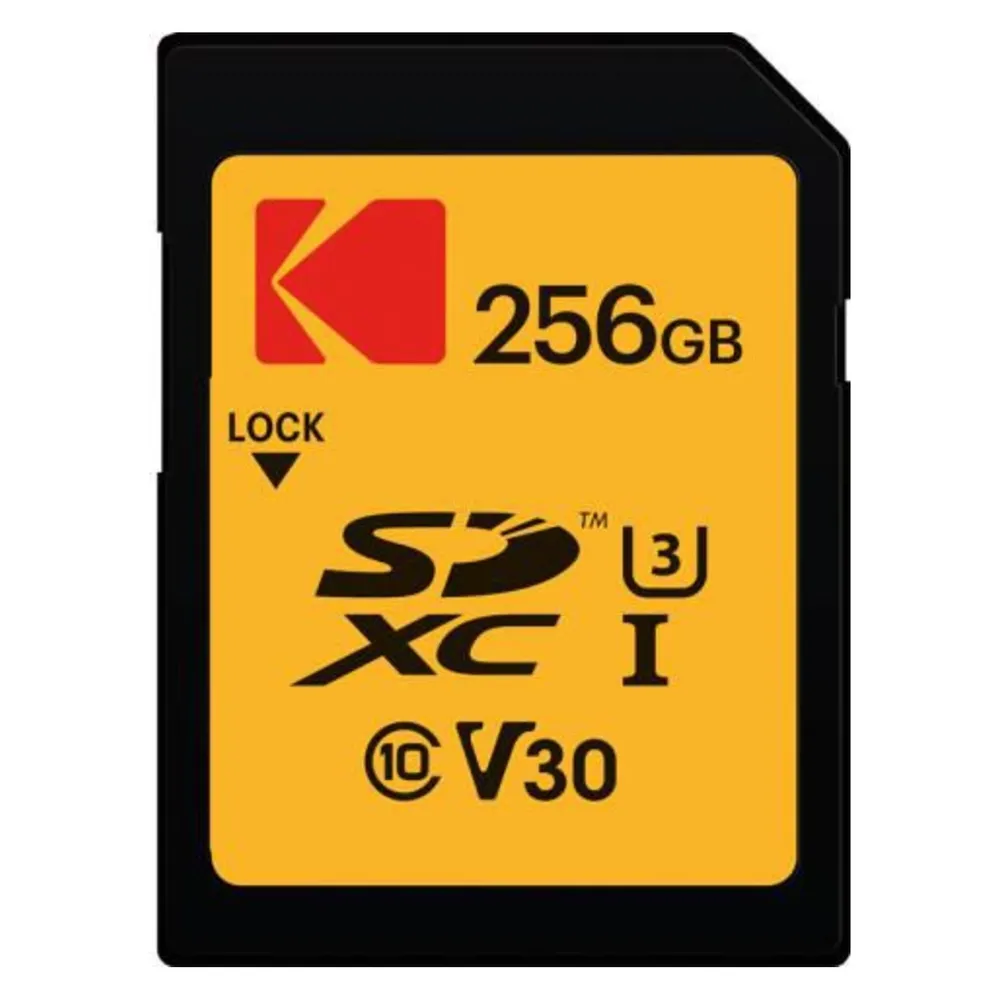 Speicherkarte Kodak EKMSD256GXC10HPRK 256 GB SDXC Klasse 10 UHS-I U3 V30