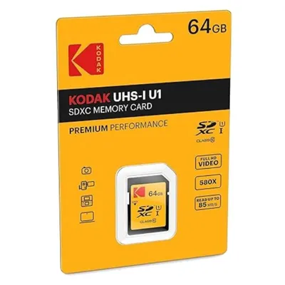 Kodak Premium Performance SDXC 64 GB UHS-I Class 10-Speicherkarte