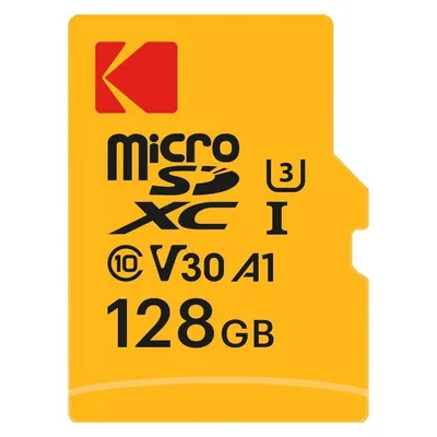 Speicherkarte Kodak EKMSDM128GXC10HPRK 128 GB MicroSD Klasse 10 UHS-I V30 A1