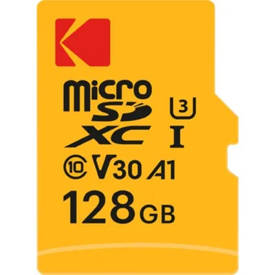 Speicherkarte Kodak EKMSDM128GXC10HPRK 128 GB MicroSD Klasse 10 UHS-I V30 A1