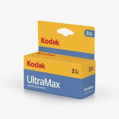 Film Kodak UltraMax 400 35 mm Pack 3 Rollen Farbe ISO 400