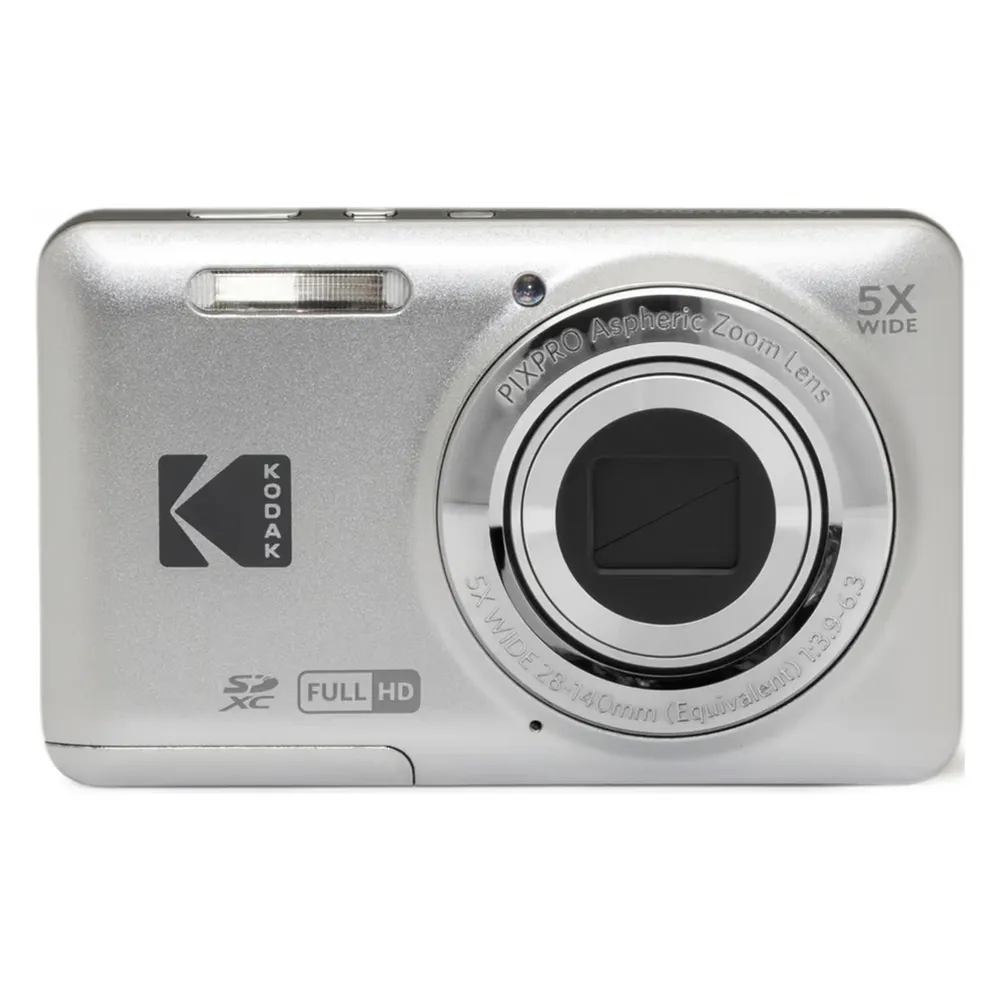 Kompaktkamera Kodak PIXPRO FZ55 16MP Zoom 5x Full HD Silber