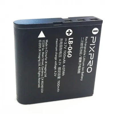 Akku Kodak Pixpro LB-060 fuer Kameras AZ 361 362 501 521 522 421 525 526