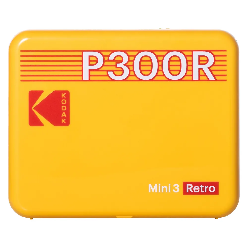 Kodak Mini 3 Retro P300R Gelber Bluetooth-Fotodrucker