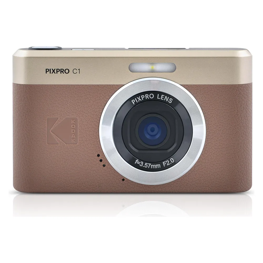Pixpro C1 braun Kit Kompaktkamera