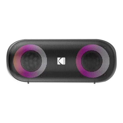 Kodak Bluetooth-Lautsprecher True Wireless IPX6 20W RGB USB-C Doppellautsprecher