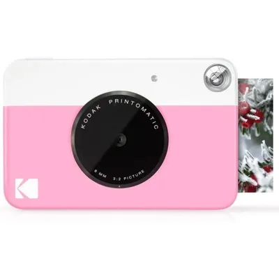 Digitalkamera Kompakt Kodak Printomatic 5 MP Festbrennweite Auto-Fokus Sofortbild Pink