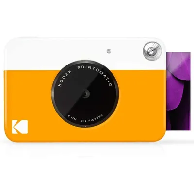 Kodak Printomatic Gelbe Sofortbildkamera